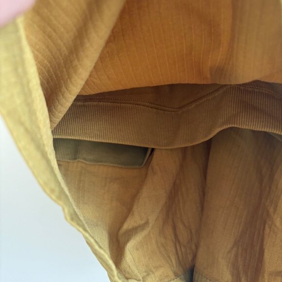 Lululemon Athletic Ebb To Street RB Cropped Tank Top Auric Gold NWT Sz 12 - Picture 4 of 7